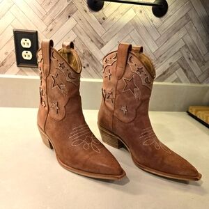 Valencia star Western boots blush brown 8.5